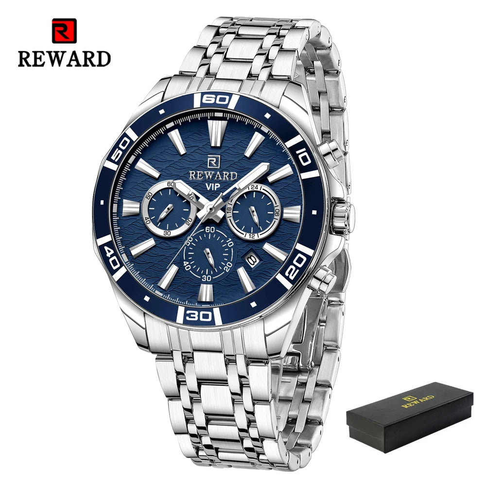 REWARD Relógio Masculino Quartzo RD81134M - Estilo Esportivo e Funcionalidade 35mm
