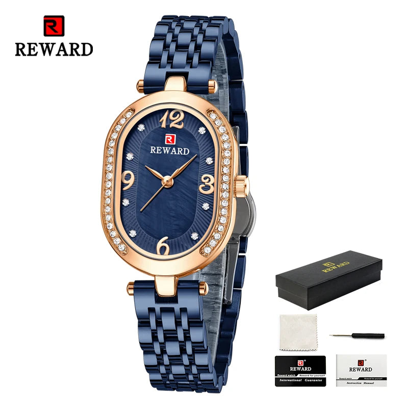 REWARD Relógio Feminino Quartzo RD21058L - Luxo e Sofisticação 24mm