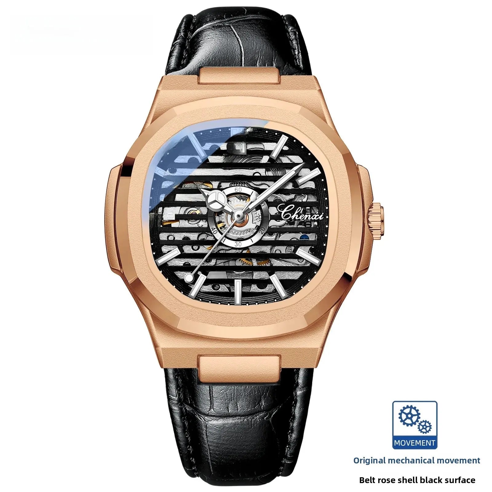 Relógio Mecânico Masculino Morning Star 8822 - 40mm