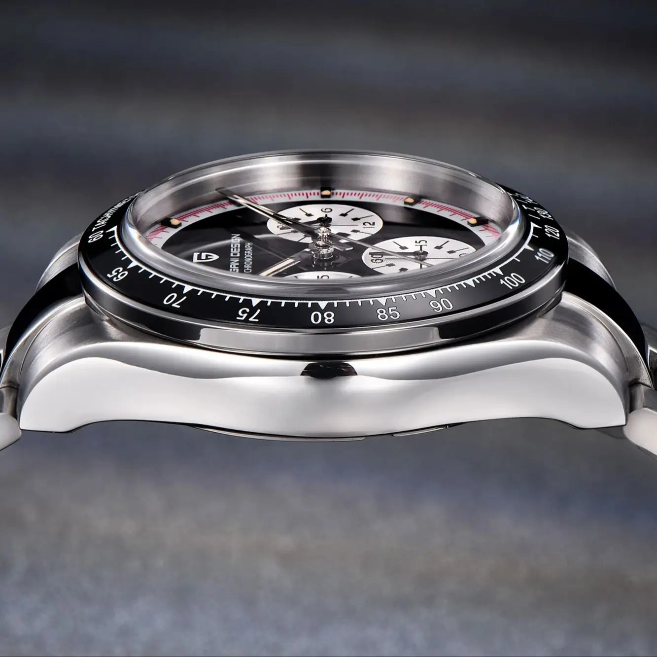 PAGANI DESIGN Relógio Masculino Quartzo PD-1676 - Pulseira de Aço Inoxidável 40mm