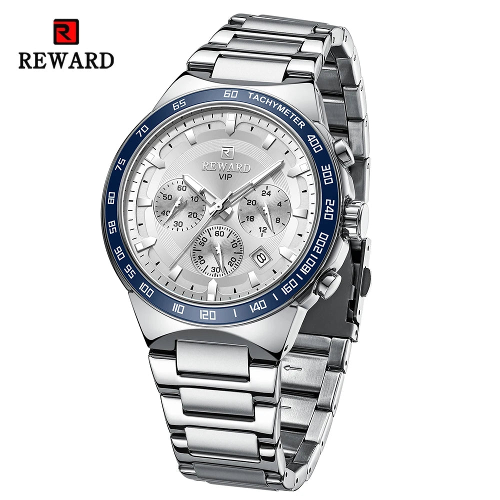 REWARD Relógio Masculino Quartzo RD81967M - Estilo Casual e Funcionalidade 34mm