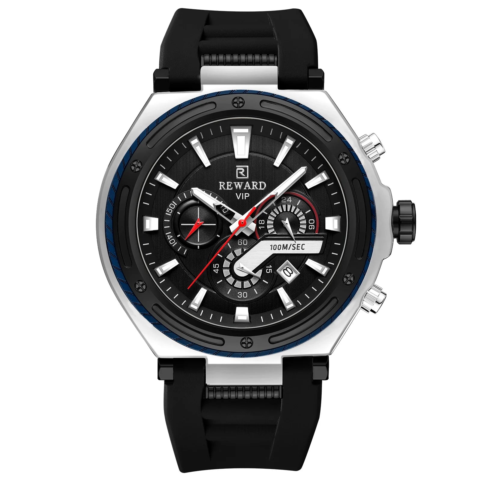 REWARD Relógio Masculino Quartzo RD831508M - Estilo Esportivo com Caixa Ultra Grande 50mm