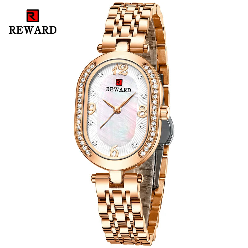 REWARD Relógio Feminino Quartzo RD21058L - Luxo e Sofisticação 24mm