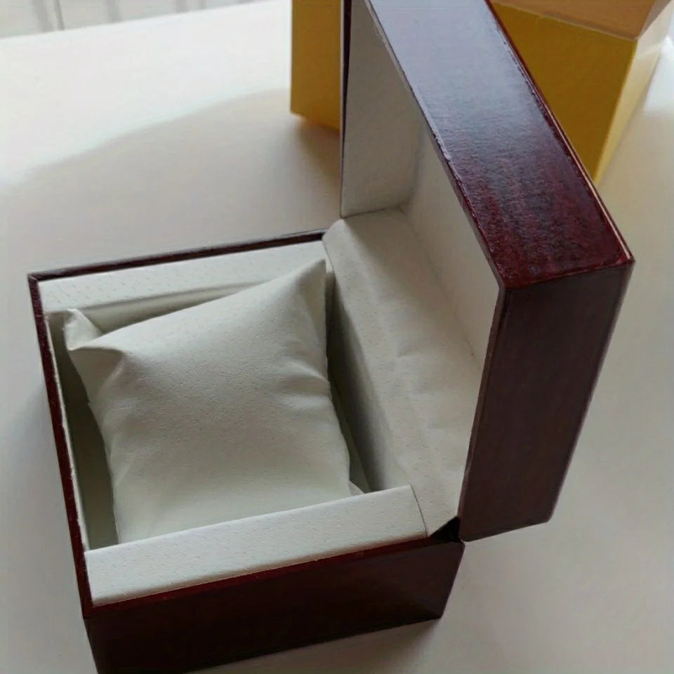 Caixa de Madeira Premium para Relógios - Embalagem Elegante e Sofisticada para Presente